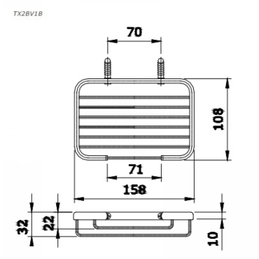 Giá Đựng Xà Bông TOTO TX2BV1B