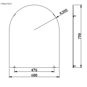 Gương Phòng Tắm TOTO YM6075FA Chống Mốc