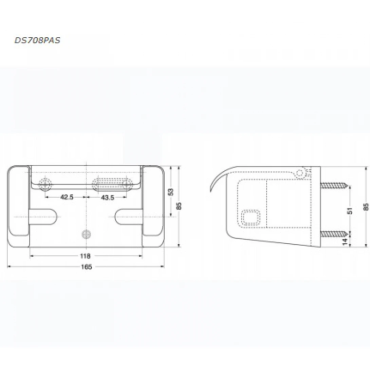 Hộp Đựng Giấy Vệ Sinh TOTO DS708PAS
