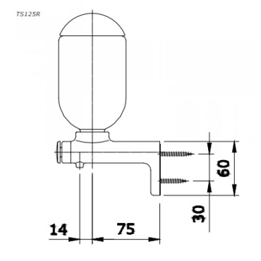 Hộp Xà Phòng TOTO TS125RV Gắn Tường