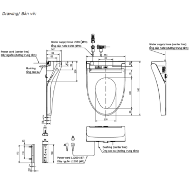 Nắp Rửa Điện Tử Washlet TOTO TCF24410AAA (W14)