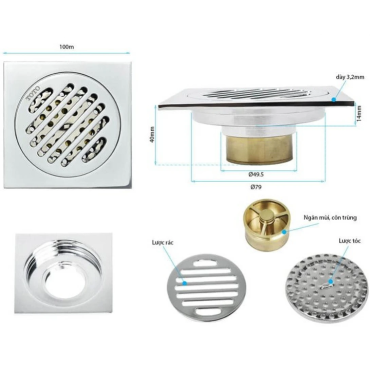 Phểu Thoát Sàn TOTO TVBA407