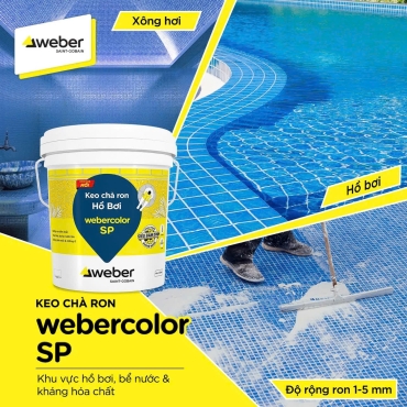 Webercolor SP Keo chà ron Hồ Bơi
