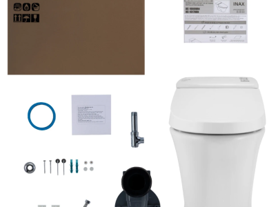 Bồn Cầu INAX AC-1008VRN (AC1008VRN) 1 Khối Aqua Ceramic Xả Nhấn