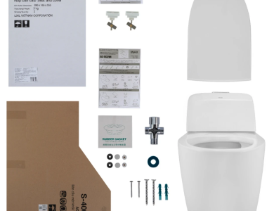 Bồn Cầu INAX AC-1032VN (AC1032VN) 1 Khối Nắp Êm Aqua Ceramic