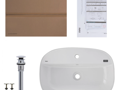 Chậu Rửa Lavabo Inax AL-652V (AL652V) Đặt Bàn AquaCeramic