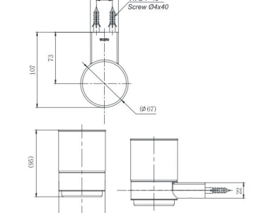 Giá Đựng Bàn Chải TOTO YAT201V