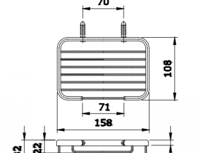Giá Đựng Xà Bông TOTO TX2BV1B