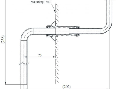 Ống Nối TOTO VM2L037Z Bồn Tiểu Nam