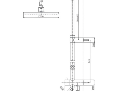 Thân Sen Cây TOTO TBW08006A Bát Vuông 250mm