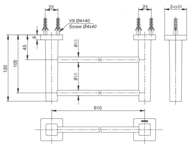 Thanh Treo Khăn TOTO YT408W6V