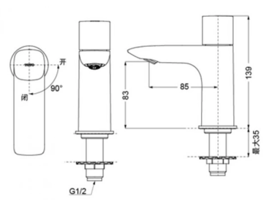 Vòi Chậu Rửa TOTO TLG04101B Lạnh