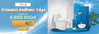combo thiết bị vệ sinh